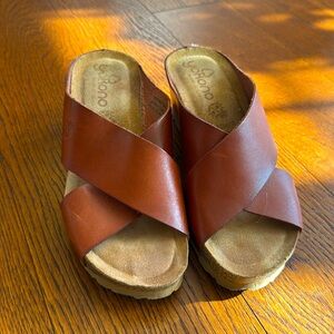 Spain top leather sandals.
